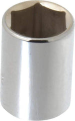 Proto - 25/32", 1/2" Drive, Standard Hand Socket - 6 Points, 1-1/2" OAL, Alloy Steel, Chrome Finish - Americas Industrial Supply