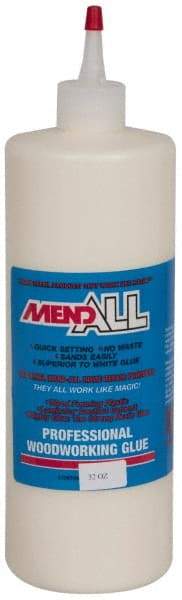 MendAll - 32 oz Bottle Yellow Wood Glue - Americas Industrial Supply