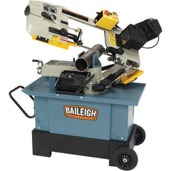 Baileigh - 7 x 10.23" Manual Combo Horizontal & Vertical Bandsaw - 1 Phase, 45° Vise Angle of Rotation, 1 hp, 110/220 Volts, Geared Head Drive - Americas Industrial Supply