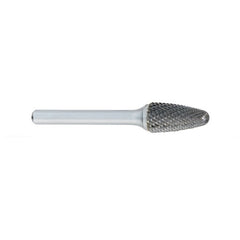 ‎SF-1 -6mm × 16mm LOC × 6mm Shank × 50mm OAL Round Nose Tree Carbide Medium Tough Cut Burr - Americas Industrial Supply