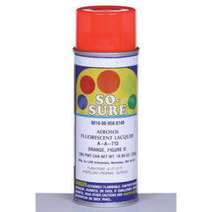 Ability One - Spray Paints; Type: Lacquer ; Color: Orange ; Color Family: Orange ; Finish: Fluorescent ; Tack-free Dry Time (Minutes): 30 ; Recoat Dry Time (Hours): 48 - Exact Industrial Supply