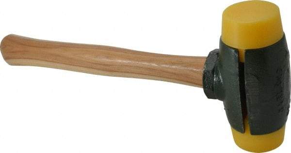 Garland - 4 Lb Head 2" Face Plastic Split Head Hammer - Wood Handle - Americas Industrial Supply