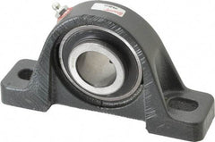 Browning - 1-1/4" ID, 6-3/4" OAL x 3-11/16" OAH Pillow Block Air Handling - 3,493 Lb Static Cap, 5,782 Lb Dyn Cap, 5" Btw Mnt Hole Ctrs, 1-7/8" Base-to-Ctr Ht, Cast Iron - Americas Industrial Supply