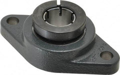 Browning - 1" ID, 4-7/8" OAL x 2-3/4" OAH 2-Bolt Flange - 1,651 Lb Static Cap, 2,801 Lb Dyn Cap, 3-57/64" Btw Mnt Hole Ctrs, Cast Iron - Americas Industrial Supply