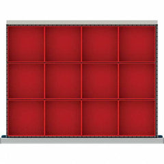LISTA - 12-Compartment Drawer Divider Layout for 3.15" High Drawers - Americas Industrial Supply