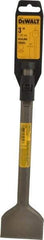 DeWALT - 3" Head Width, 12" OAL, 3/4" Shank Diam, Scaling Chisel - Hex Drive, Hex Shank, Steel - Americas Industrial Supply