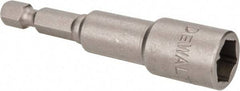 DeWALT - 3/8" Magnetic Nutsetter - 1/4" Hex Drive, 2-9/16" OAL - Americas Industrial Supply