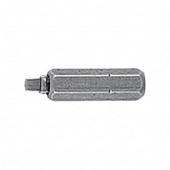 DeWALT - 1/4" Drive, #2 Square Recess Screwdriver Bit - 1" OAL - Americas Industrial Supply