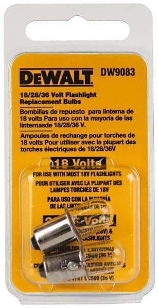 DeWALT - 18 Volt, Halogen Portable Work Light Replacement Bulb - Use with DW9083 - Americas Industrial Supply