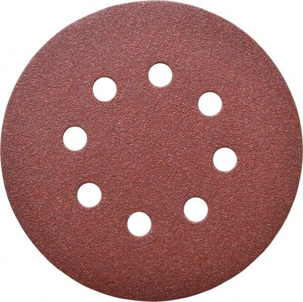 DeWALT - 5" Diam, 100 Grit, Aluminum Oxide Hook & Loop Disc - Fine Grade, Coated, Paper Backing, - Americas Industrial Supply
