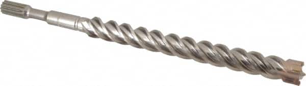DeWALT - 1-1/8" Diam, Spline Shank, Carbide-Tipped Rotary & Hammer Drill Bit - Americas Industrial Supply