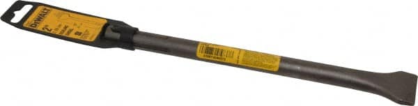 DeWALT - 2" Head Width, 12" OAL, 3/4" Shank Diam, Scaling Chisel - SDS Max Drive, SDS Max Shank, Steel - Americas Industrial Supply