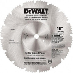 DeWALT - 10" Diam, 80 Tooth Wet & Dry Cut Saw Blade - Steel, Standard Round Arbor - Americas Industrial Supply