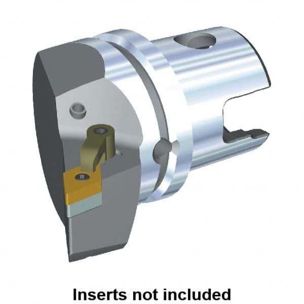 Kennametal - Right Hand Cut, Size KM63, DN.. Insert Compatiblity, Modular Turning & Profiling Cutting Unit Head - 43mm Ctr to Cutting Edge, 60mm Head Length, Through Coolant, Series M-Clamping - Americas Industrial Supply