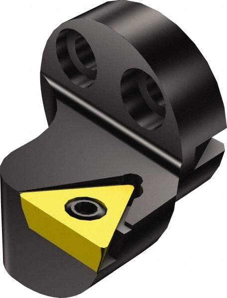 Sandvik Coromant - Right Hand, 25 TPMT 221 Modular Turning and Profiling Cutting Unit Head - Screw and Clamp Holding Method, 1.2598 Inch Hole Diameter, Through Coolant - Americas Industrial Supply