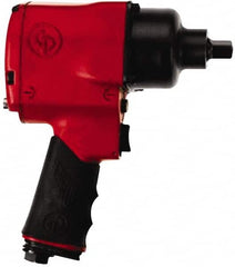 Chicago Pneumatic - 1/2" Drive, 6,400 RPM, 525 Ft/Lb Torque Impact Wrench - Pistol Grip Handle, 1,320 IPM, 25 CFM, 90 psi, 1/4" NPT Inlet - Americas Industrial Supply