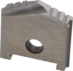 Allied Machine and Engineering - 1-1/8" Diam x 3/16" Thick, Seat Code A, 130° Included Angle Spade Drill Insert - Uncoated Powdered Metal, Powdered Metal, Series A - Americas Industrial Supply