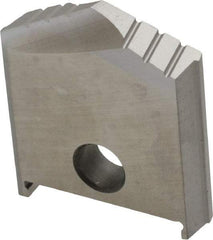 Allied Machine and Engineering - 1-1/4" Diam x 9/32" Thick, Seat Code B, 130° Included Angle Spade Drill Insert - Uncoated Powdered Metal, Powdered Metal, Series B - Americas Industrial Supply