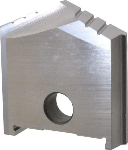 Allied Machine and Engineering - 1-3/8" Diam x 11/16" Thick, Seat Code B, 130° Included Angle Spade Drill Insert - Uncoated Powdered Metal, Powdered Metal, Series B - Americas Industrial Supply