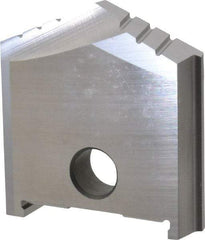 Allied Machine and Engineering - 1-3/8" Diam x 11/16" Thick, Seat Code B, 130° Included Angle Spade Drill Insert - Uncoated Powdered Metal, Powdered Metal, Series B - Americas Industrial Supply