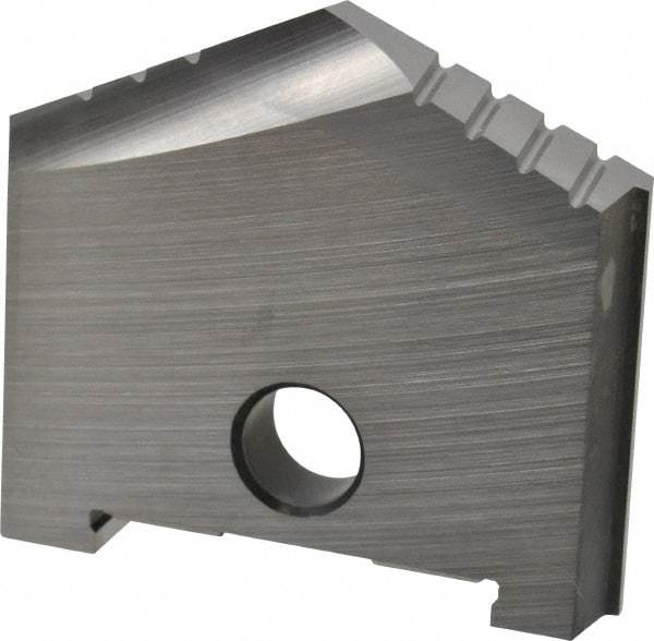 Allied Machine and Engineering - 1-5/8" Diam x 9/32" Thick, Seat Code B, 130° Included Angle Spade Drill Insert - Uncoated Powdered Metal, Powdered Metal, Series B - Americas Industrial Supply