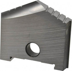 Allied Machine and Engineering - 1-5/8" Diam x 9/32" Thick, Seat Code B, 130° Included Angle Spade Drill Insert - Uncoated Powdered Metal, Powdered Metal, Series B - Americas Industrial Supply