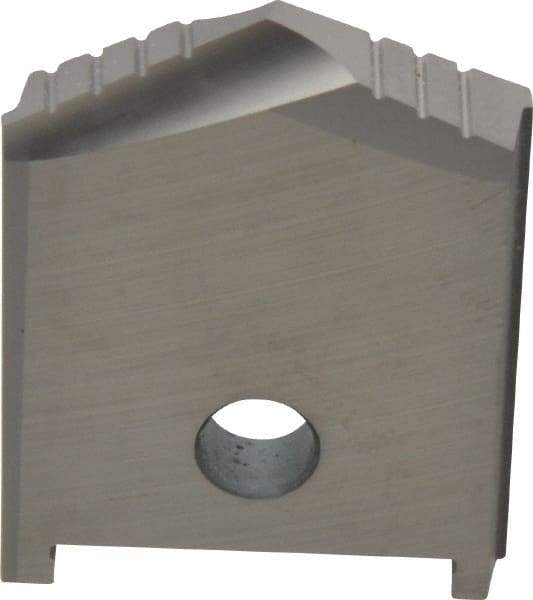 Allied Machine and Engineering - 1-5/8" Diam x 5/16" Thick, Seat Code C, 130° Included Angle Spade Drill Insert - Uncoated Powdered Metal, Powdered Metal, Series C - Americas Industrial Supply