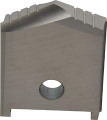 Allied Machine and Engineering - 1-5/8" Diam x 5/16" Thick, Seat Code C, 130° Included Angle Spade Drill Insert - Uncoated Powdered Metal, Powdered Metal, Series C - Americas Industrial Supply