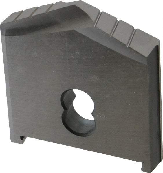 Allied Machine and Engineering - 2-5/32" Diam x 5/16" Thick, Seat Code D, 130° Included Angle Spade Drill Insert - Uncoated Powdered Metal, Powdered Metal, Series D - Americas Industrial Supply