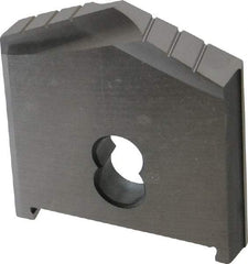 Allied Machine and Engineering - 2-5/32" Diam x 5/16" Thick, Seat Code D, 130° Included Angle Spade Drill Insert - Uncoated Powdered Metal, Powdered Metal, Series D - Americas Industrial Supply