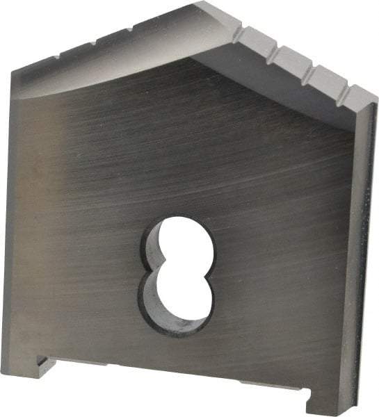 Allied Machine and Engineering - 2-5/16" Diam x 3/8" Thick, Seat Code D, 130° Included Angle Spade Drill Insert - Uncoated Powdered Metal, Powdered Metal, Series D - Americas Industrial Supply