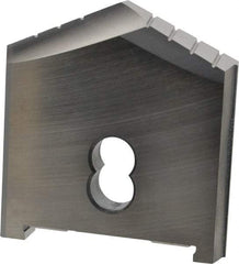 Allied Machine and Engineering - 2-5/16" Diam x 3/8" Thick, Seat Code D, 130° Included Angle Spade Drill Insert - Uncoated Powdered Metal, Powdered Metal, Series D - Americas Industrial Supply