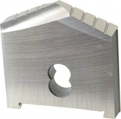 Allied Machine and Engineering - 2-11/32" Diam x 5/16" Thick, Seat Code D, 130° Included Angle Spade Drill Insert - Uncoated Powdered Metal, Powdered Metal, Series D - Americas Industrial Supply