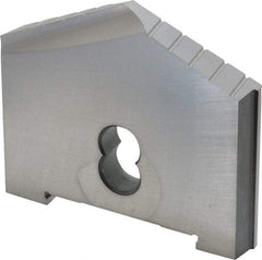 Allied Machine and Engineering - 2-13/16" Diam x 11/16" Thick, Seat Code D, 130° Included Angle Spade Drill Insert - Uncoated Powdered Metal, Powdered Metal, Series D - Americas Industrial Supply