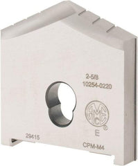 Allied Machine and Engineering - 2-5/8" Diam x 1/2" Thick, Seat Code E, 130° Included Angle Spade Drill Insert - Uncoated Powdered Metal, Powdered Metal, Series E - Americas Industrial Supply