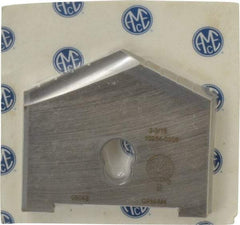 Allied Machine and Engineering - 3-3/16" Diam x 5/16" Thick, Seat Code E, 130° Included Angle Spade Drill Insert - Uncoated Powdered Metal, Powdered Metal, Series E - Americas Industrial Supply