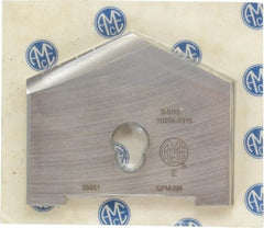 Allied Machine and Engineering - 3-5/16" Diam x 7/16" Thick, Seat Code E, 130° Included Angle Spade Drill Insert - Uncoated Powdered Metal, Powdered Metal, Series E - Americas Industrial Supply