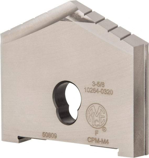 Allied Machine and Engineering - 3-5/8" Diam x 1/2" Thick, Seat Code F, 130° Included Angle Spade Drill Insert - Uncoated Powdered Metal, Powdered Metal, Series F - Americas Industrial Supply