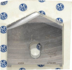 Allied Machine and Engineering - 3-5/8" Diam x 7/16" Thick, Seat Code G, 130° Included Angle Spade Drill Insert - Uncoated Powdered Metal, Powdered Metal, Series G - Americas Industrial Supply