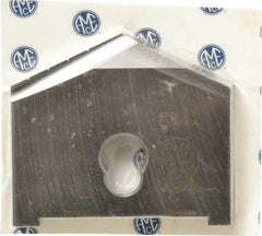 Allied Machine and Engineering - 4-1/8" Diam x 7/16" Thick, Seat Code G, 130° Included Angle Spade Drill Insert - Uncoated Powdered Metal, Powdered Metal, Series G - Americas Industrial Supply