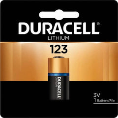 Duracell - Size 123A, Lithium, 6 Pack, Standard Battery - 3 Volts - Americas Industrial Supply
