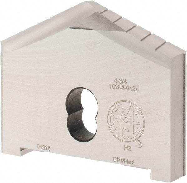 Allied Machine and Engineering - 4-3/4" Diam x 11/16" Thick, Seat Code H, 130° Included Angle Spade Drill Insert - Uncoated Powdered Metal, Powdered Metal, Series H - Americas Industrial Supply