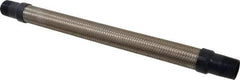 Mason Ind. - 1" Pipe, Braided Stainless Steel Single Arch Hose Pipe Expansion Joint - 18" Long, 580 Max psi, Male NPT - Americas Industrial Supply