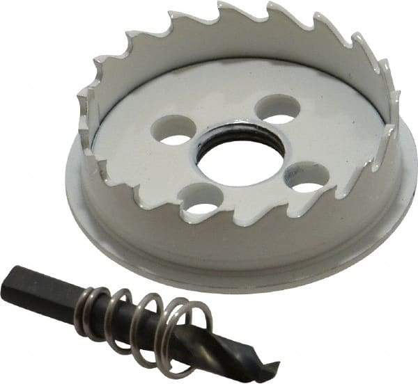 Lenox - 2-1/8" Diam, 1/2" Cutting Depth, Hole Saw - Carbide-Tipped Saw, Toothed Edge - Americas Industrial Supply