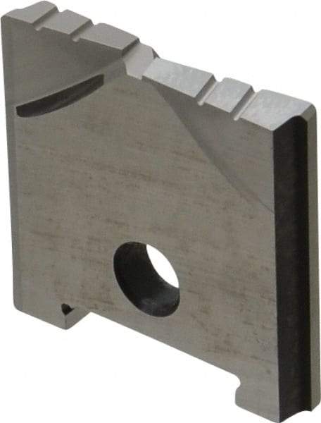 Allied Machine and Engineering - 1-1/4" Diam x 3/16" Thick, Seat Code A, Flat Bottom Spade Drill Insert - Uncoated Powdered Metal, Powdered Metal, Series A - Americas Industrial Supply