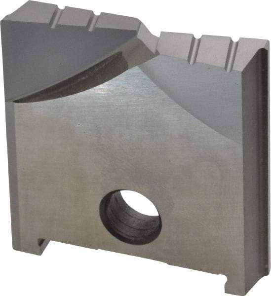 Allied Machine and Engineering - 1-7/16" Diam x 9/32" Thick, Seat Code B, Flat Bottom Spade Drill Insert - Uncoated Powdered Metal, Powdered Metal, Series B - Americas Industrial Supply