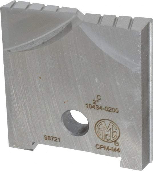 Allied Machine and Engineering - 2" Diam x 5/16" Thick, Seat Code C, Flat Bottom Spade Drill Insert - Uncoated Powdered Metal, Powdered Metal, Series C - Americas Industrial Supply