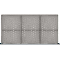 LISTA - 6-Compartment Drawer Divider Layout for 3.15" High Drawers - Americas Industrial Supply