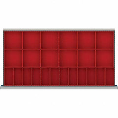 LISTA - 24-Compartment Drawer Divider Layout for 3.15" High Drawers - Americas Industrial Supply