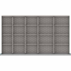 LISTA - 20-Compartment Drawer Divider Layout for 3.15" High Drawers - Americas Industrial Supply